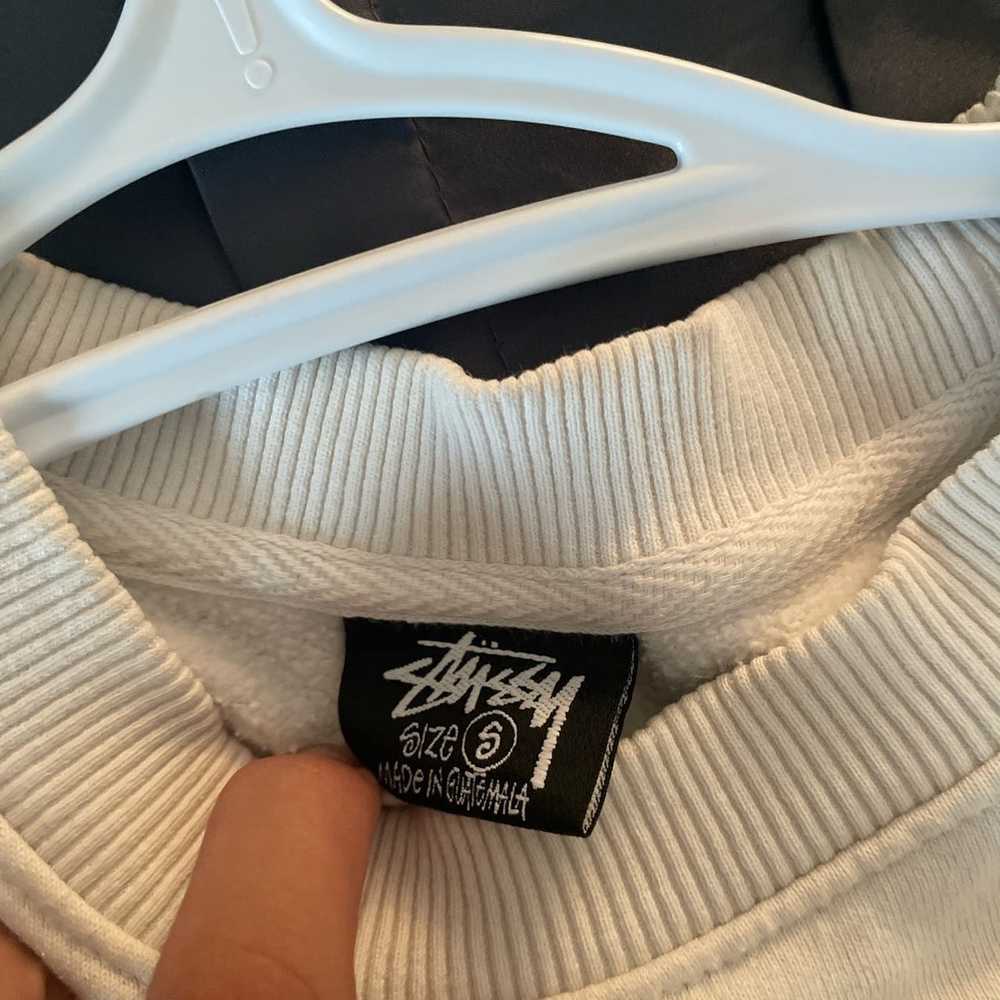 Stussy BASIC STÜSSY pigment DYED crew neck - Gem