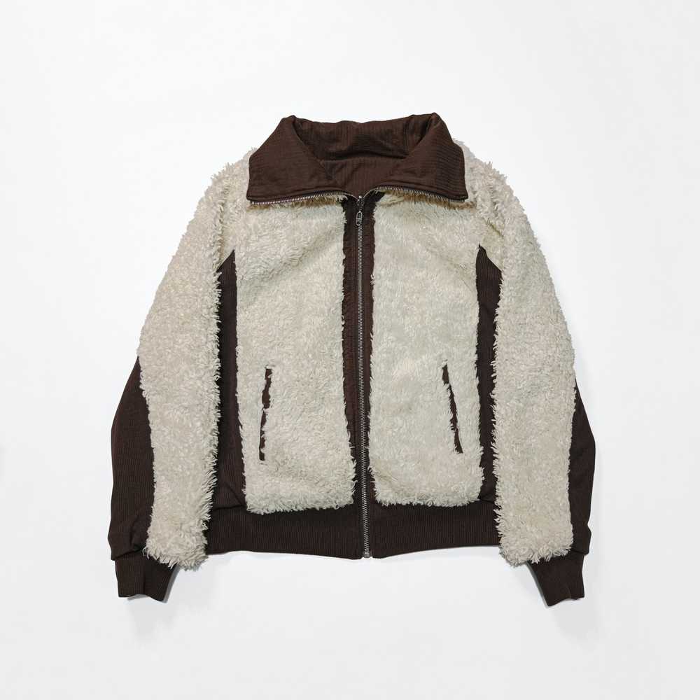 Diesel reversible fur seersucker S CONTRAST RIBBE… - image 1