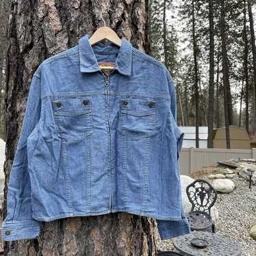 Louis Vuitton patch denim shearling jacket, 48 Stylish Vintage Gifts  Anyone Would Go Crazy For
