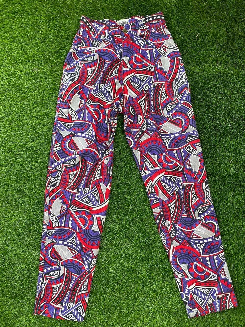Moschino Vintage Moschino Full Print High Waist Pants