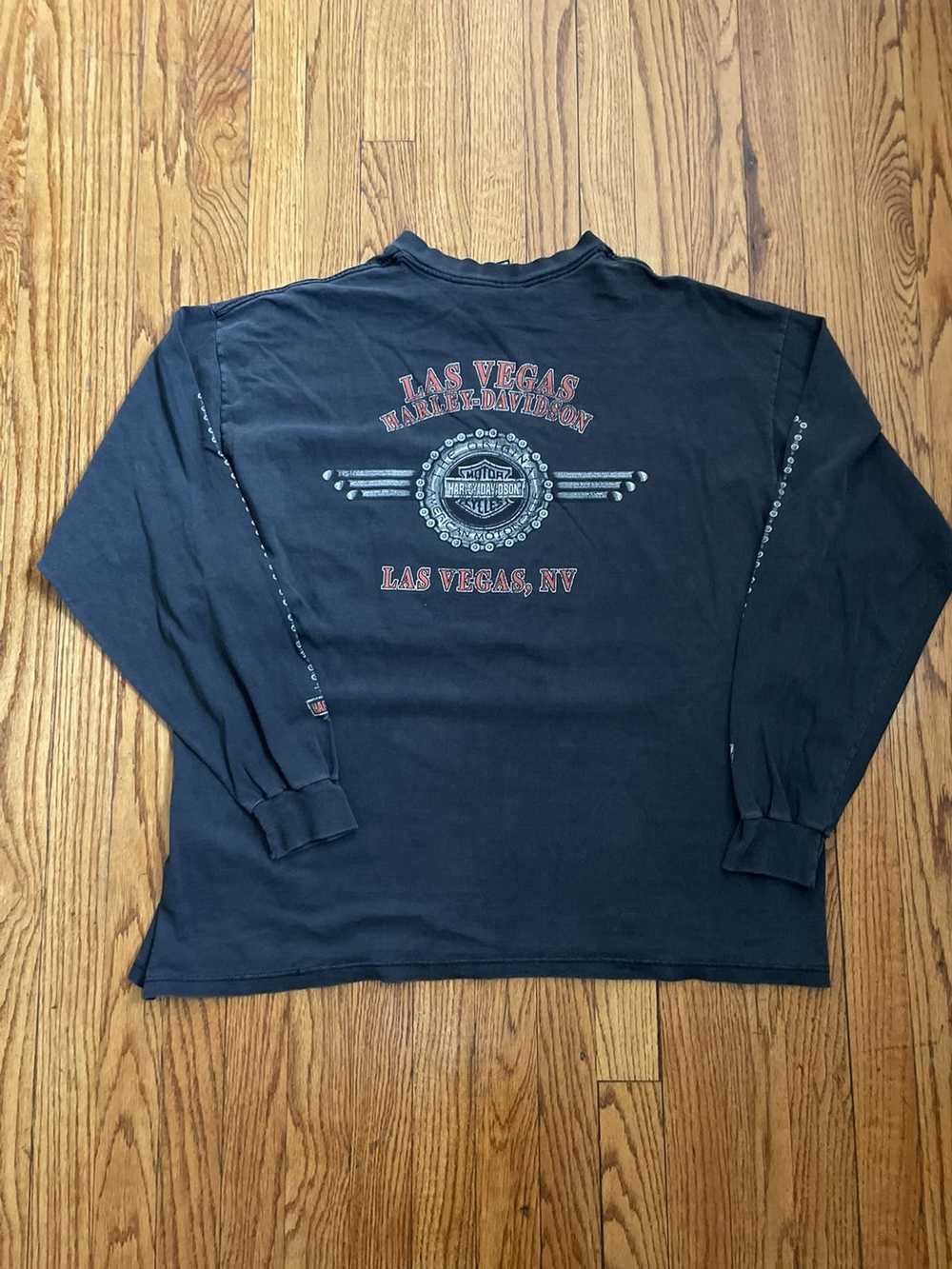 Harley Davidson Vintage harley longsleeve - image 2