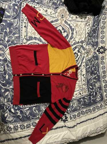 Coogi × Vintage Vintage Red Casual-Wear Coogi Swea