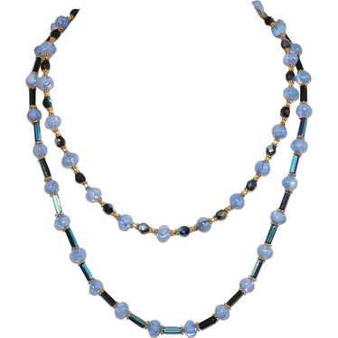Vintage Venetian Glass  and Czech Glass Necklace - image 1