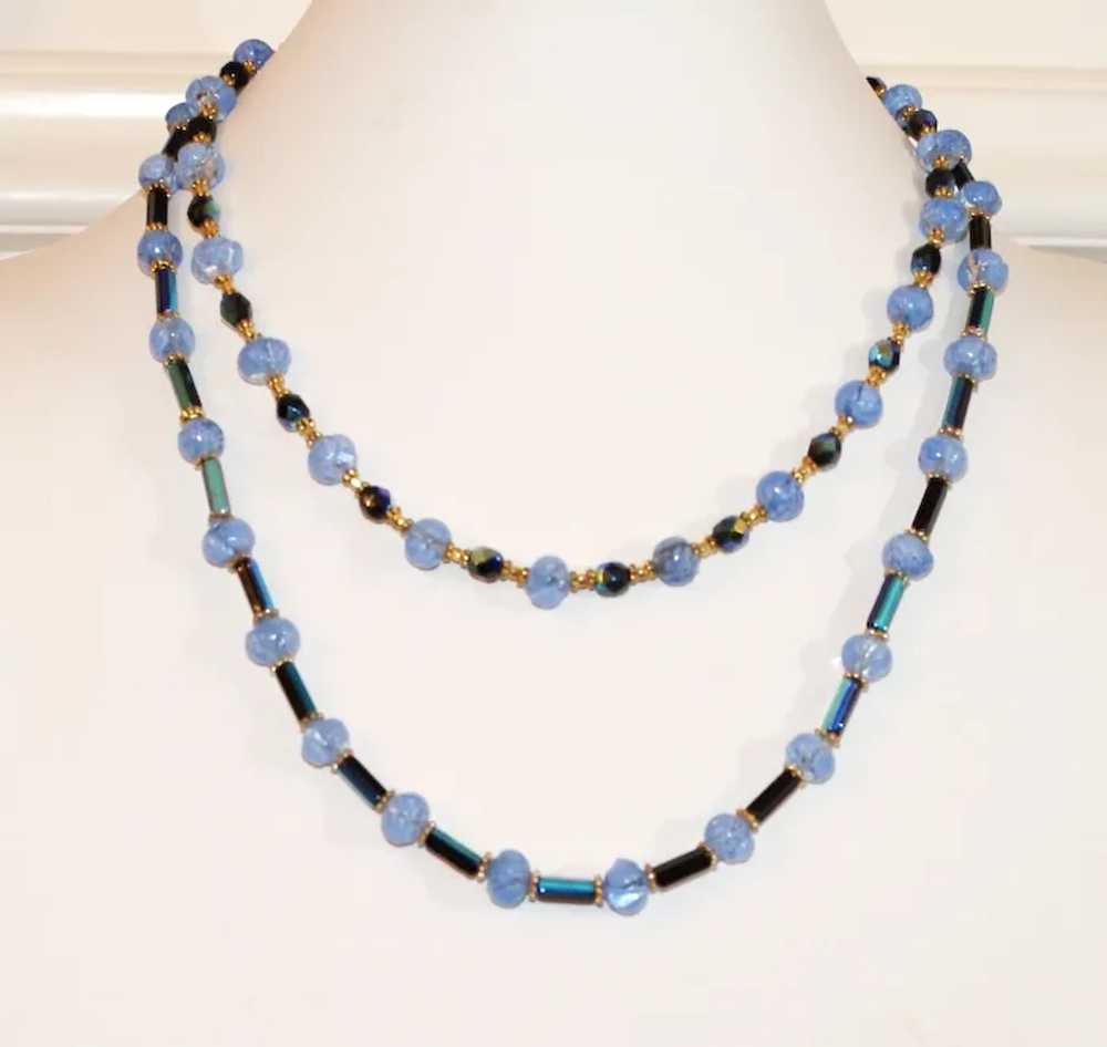 Vintage Venetian Glass  and Czech Glass Necklace - image 3