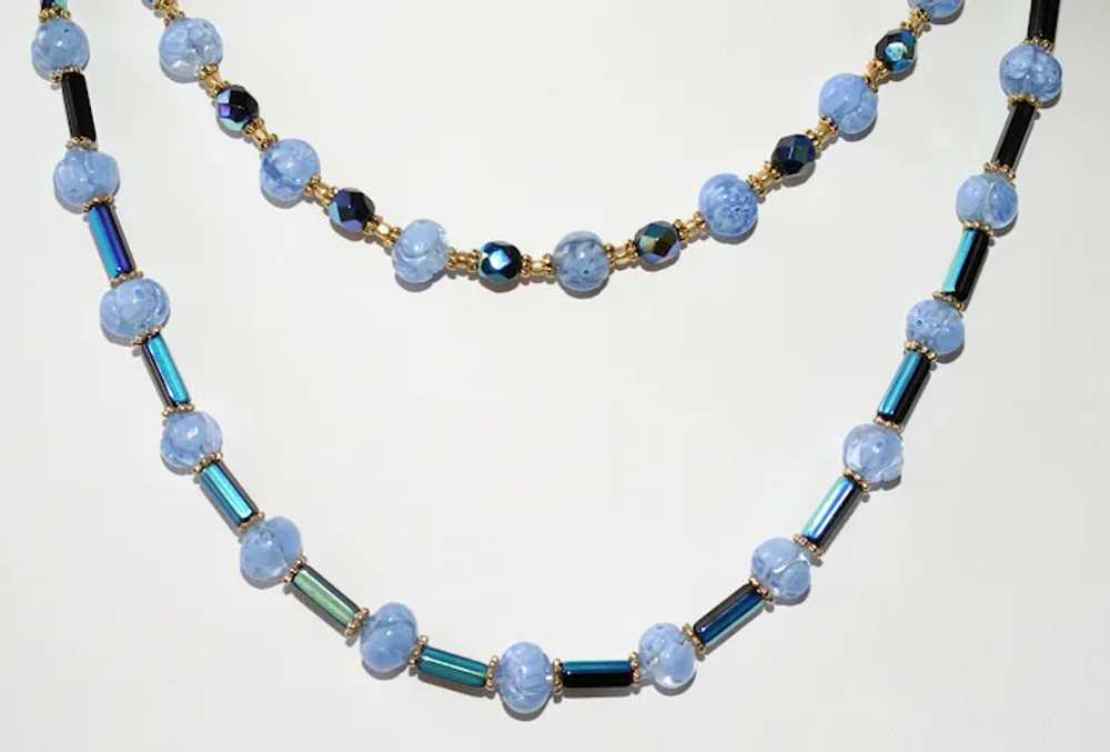 Vintage Venetian Glass  and Czech Glass Necklace - image 7