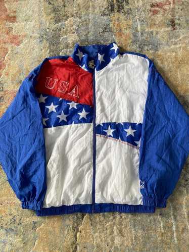 Vintage Team USA Starter Jacket all over print Olympics men's XL —  JtsHeroeShop