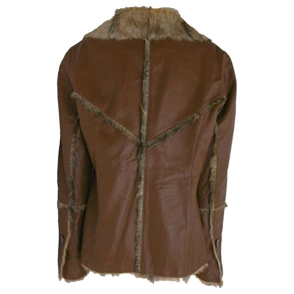 Balmain Leather biker jacket - image 5