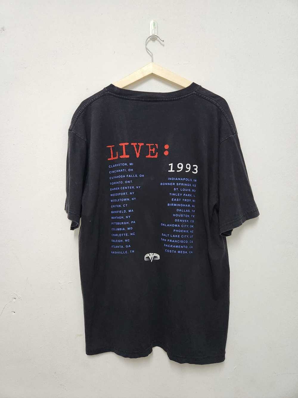 Giant × Rock Band × Rock T Shirt vintage 90s Van … - image 2