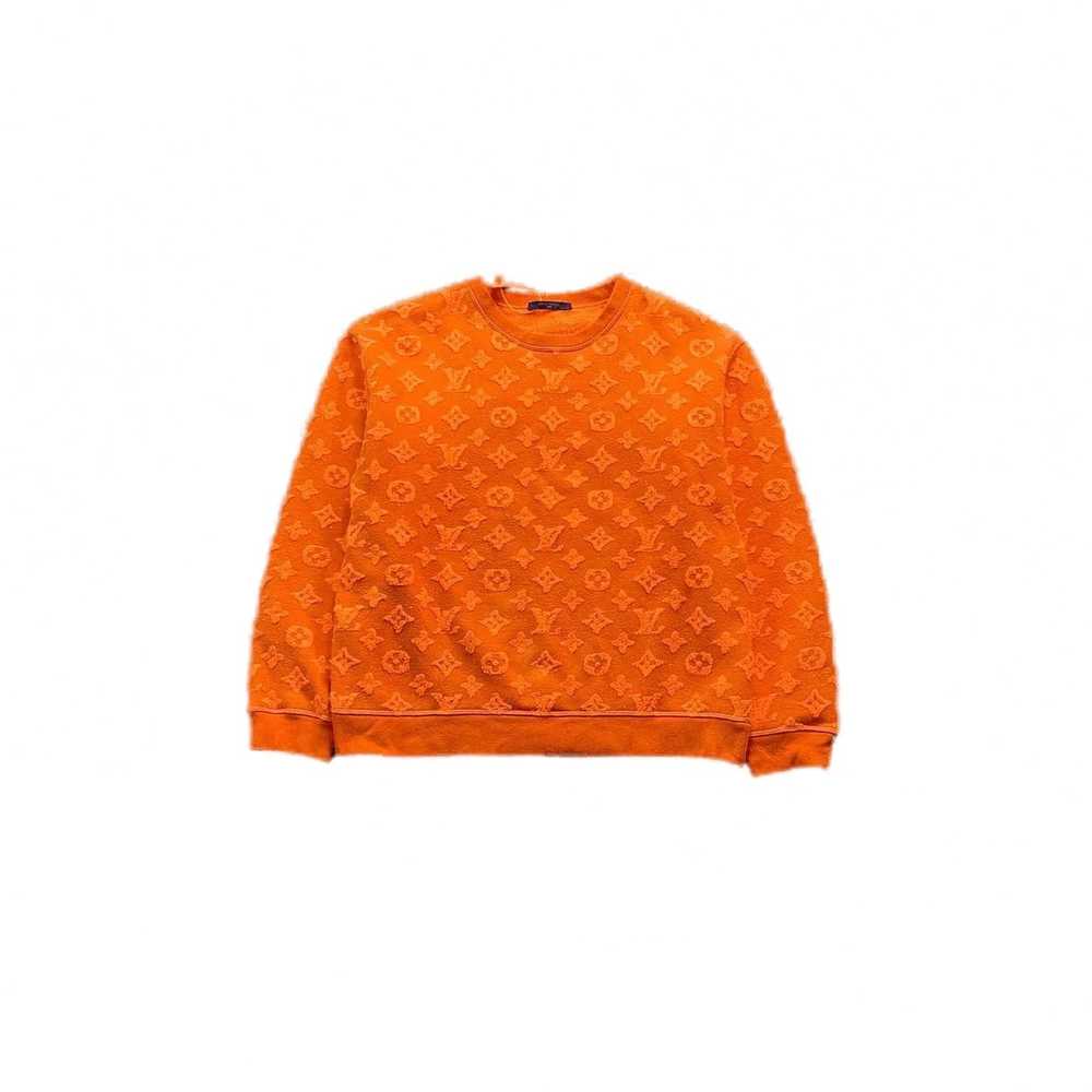 Louis Vuitton Louis Vuitton LV orange flocked rea… - image 1