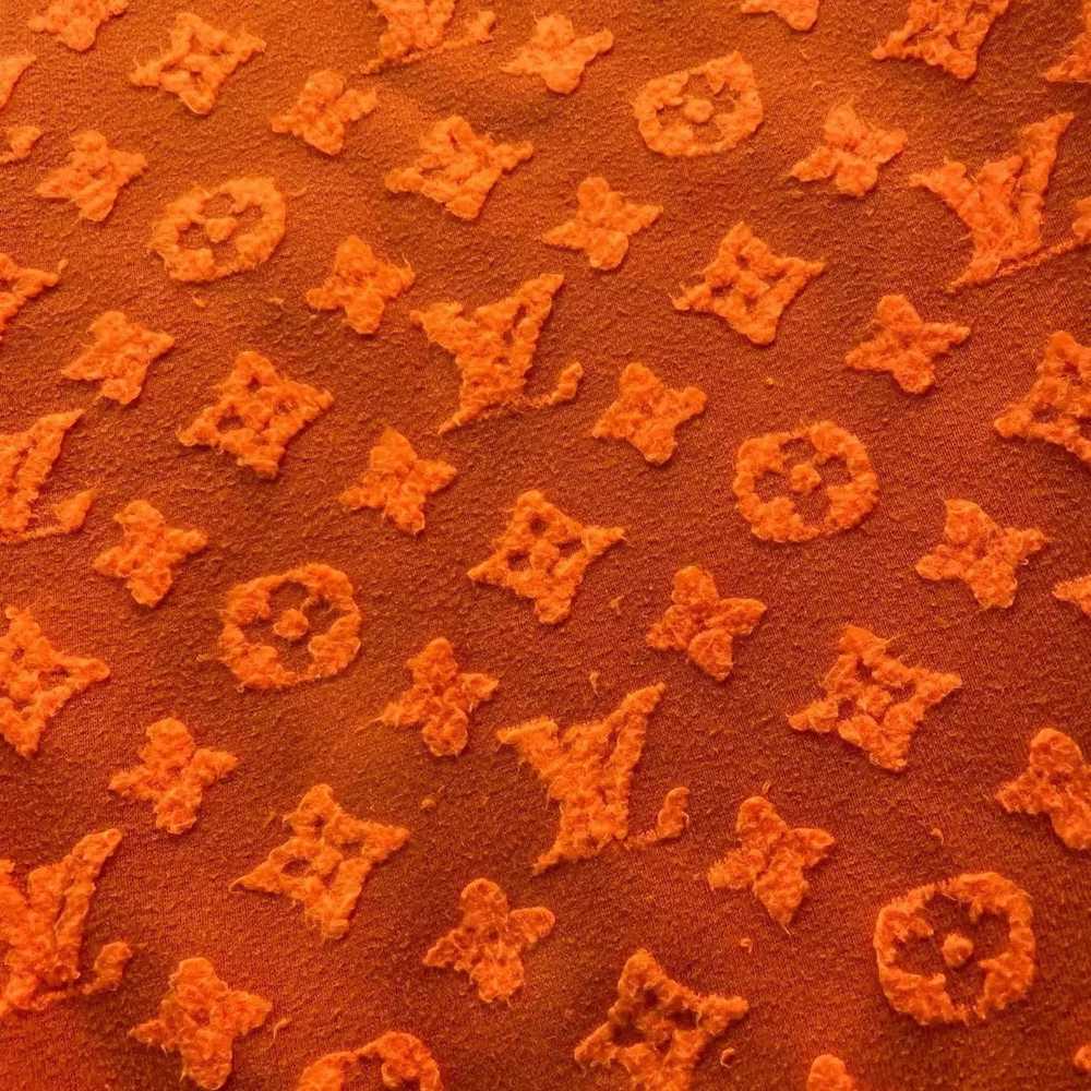 Louis Vuitton Louis Vuitton LV orange flocked rea… - image 4
