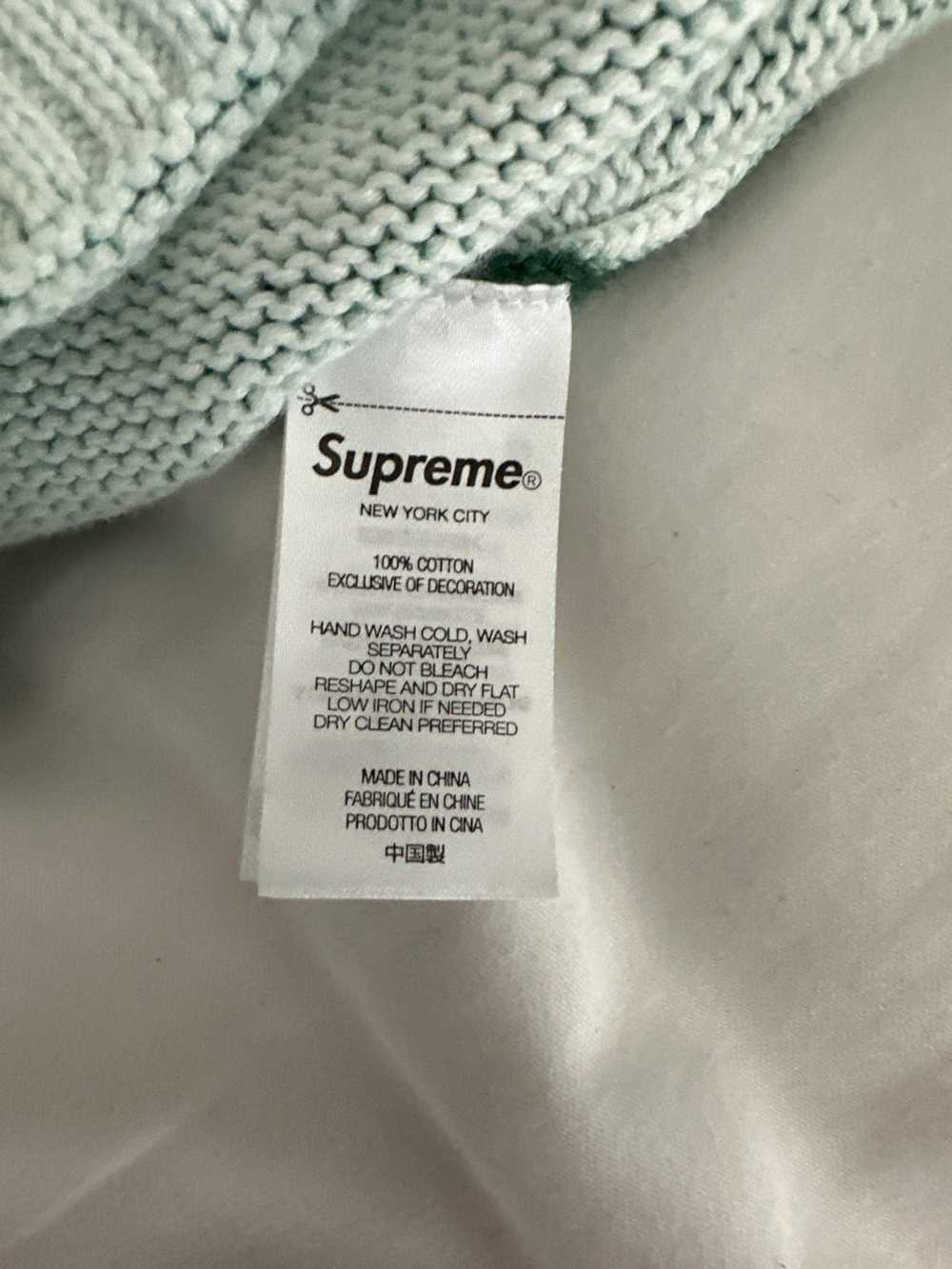 Supreme Supreme Printed Washed Sweater “Olive” - image 6