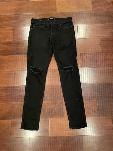 hollister black cargo jeans