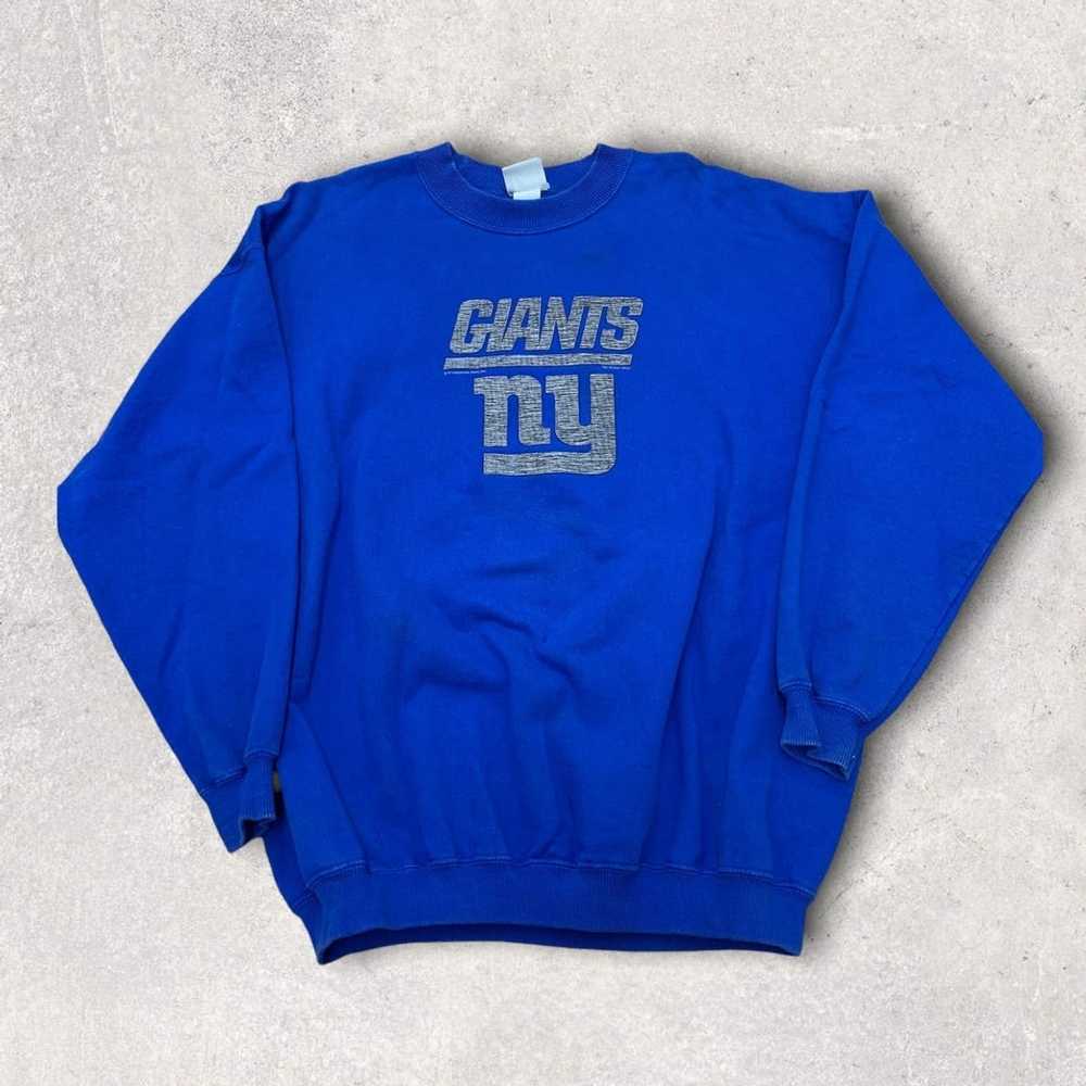 Vintage NY Giants Hoodie Blue XL – jellygarms