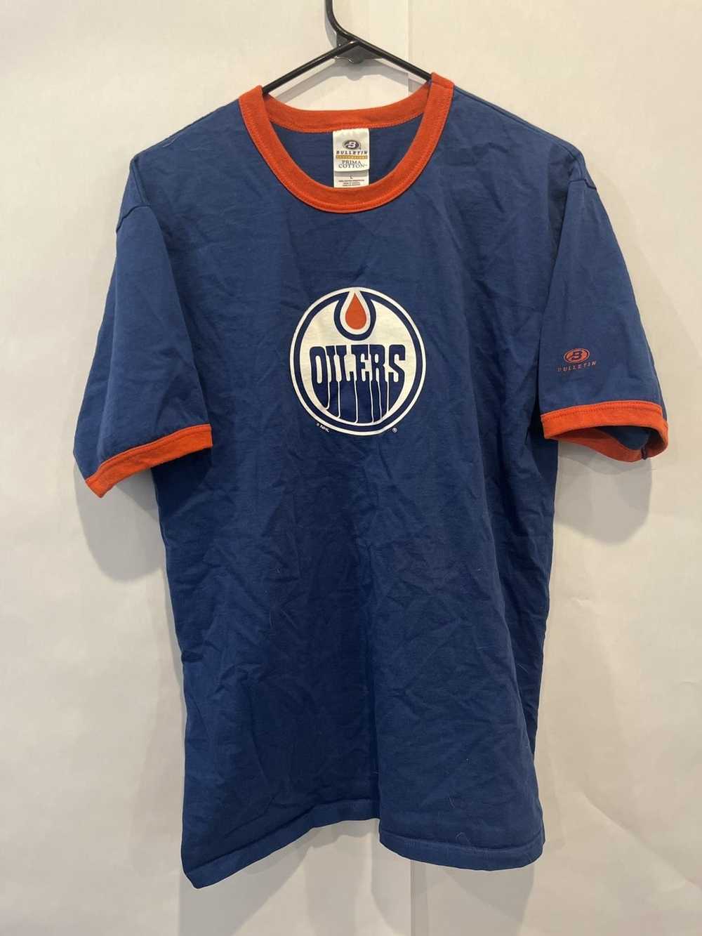 Vintage NHL (Shain) - Edmonton Oilers Satin Jacket 1990s Large