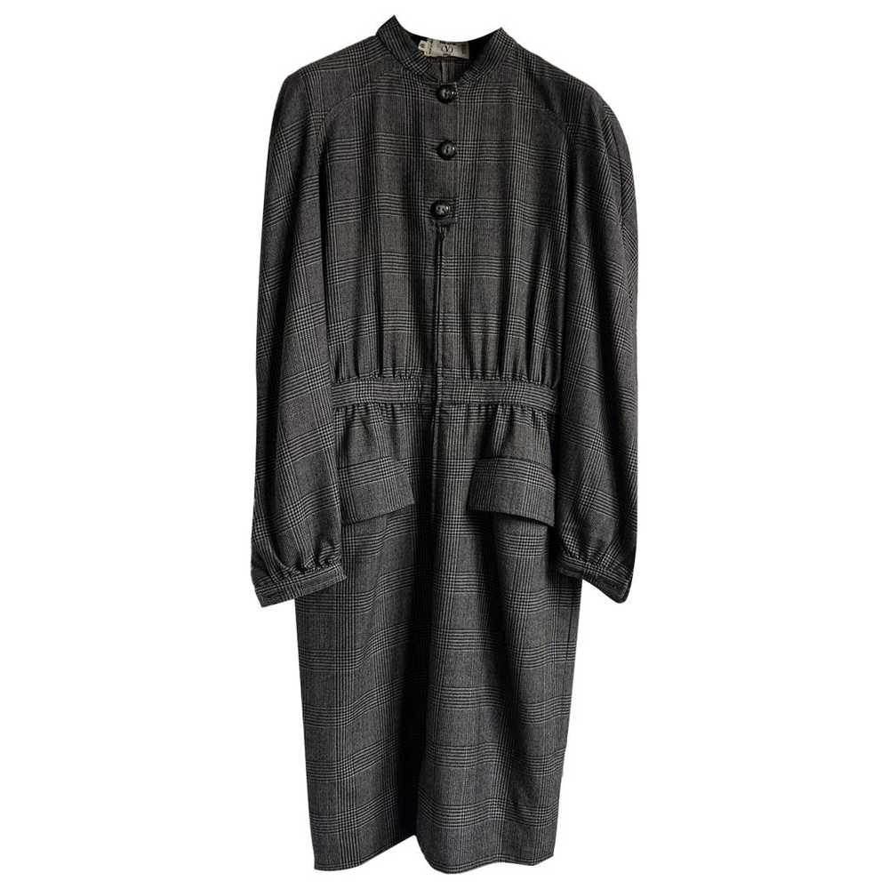 Valentino by mario valentino Wool mid-length dress - image 1