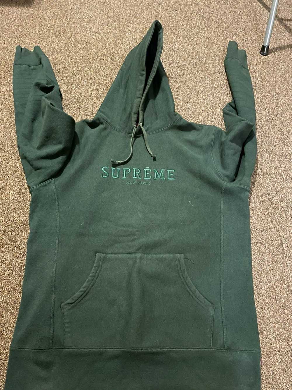 Supreme Supreme New York Rare Hoodie - image 1