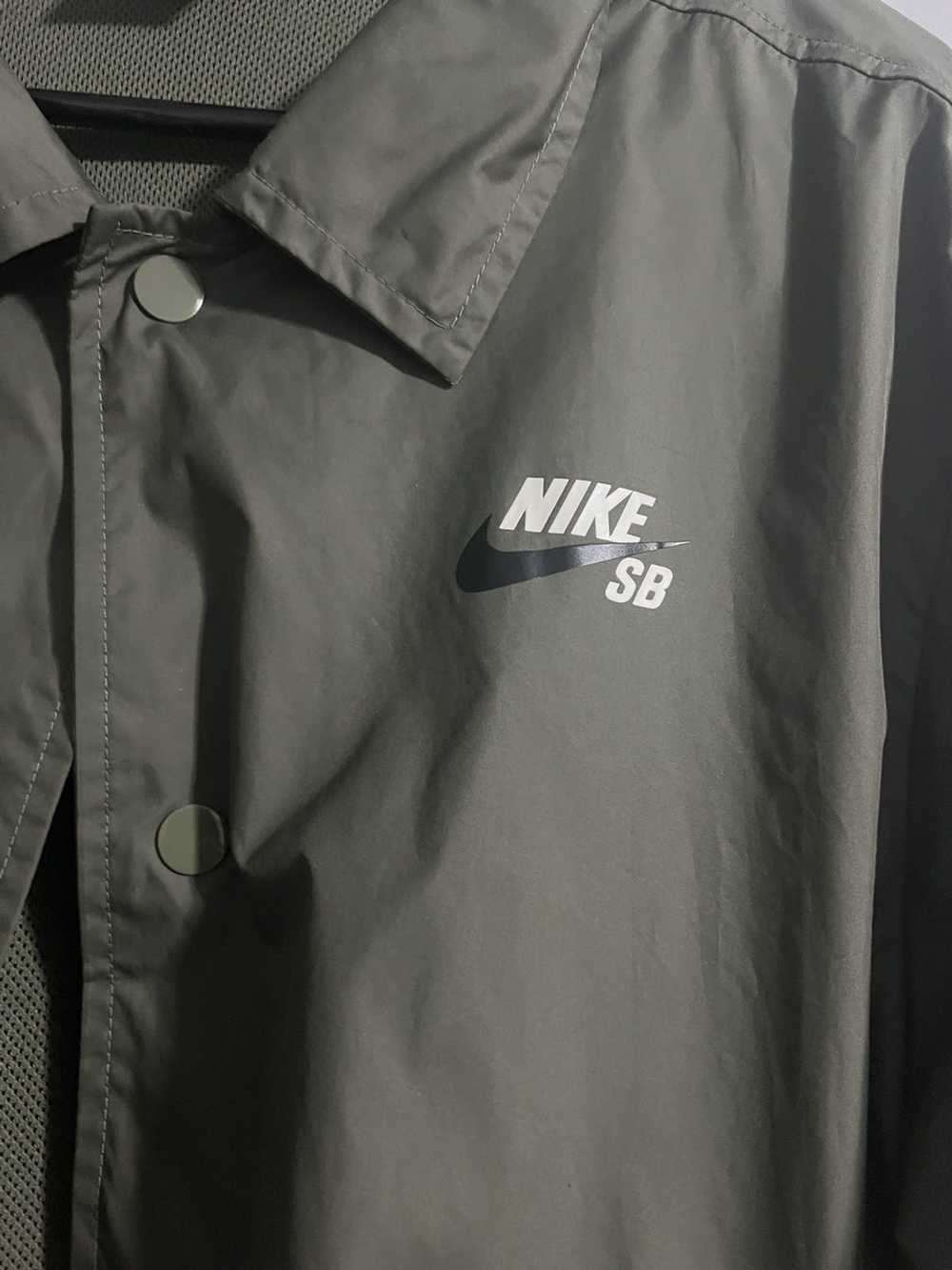 Nike Olive Green Nike SB coaches jacket XS fits OS - image 2