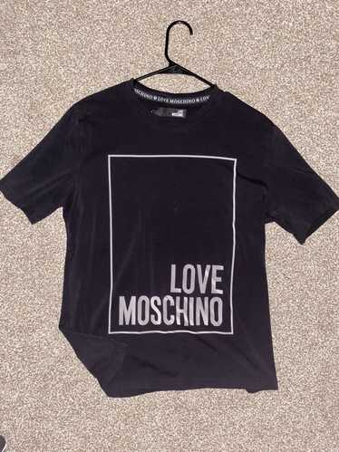 Moschino Love Moschino Box Logo Crew Neck T-Shirt