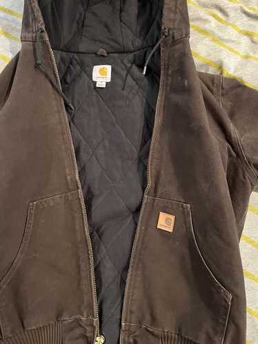 Carhartt Vintage brown carhartt zip up - image 1