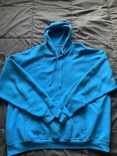 Fruit Of The Loom Plain blue hoodie