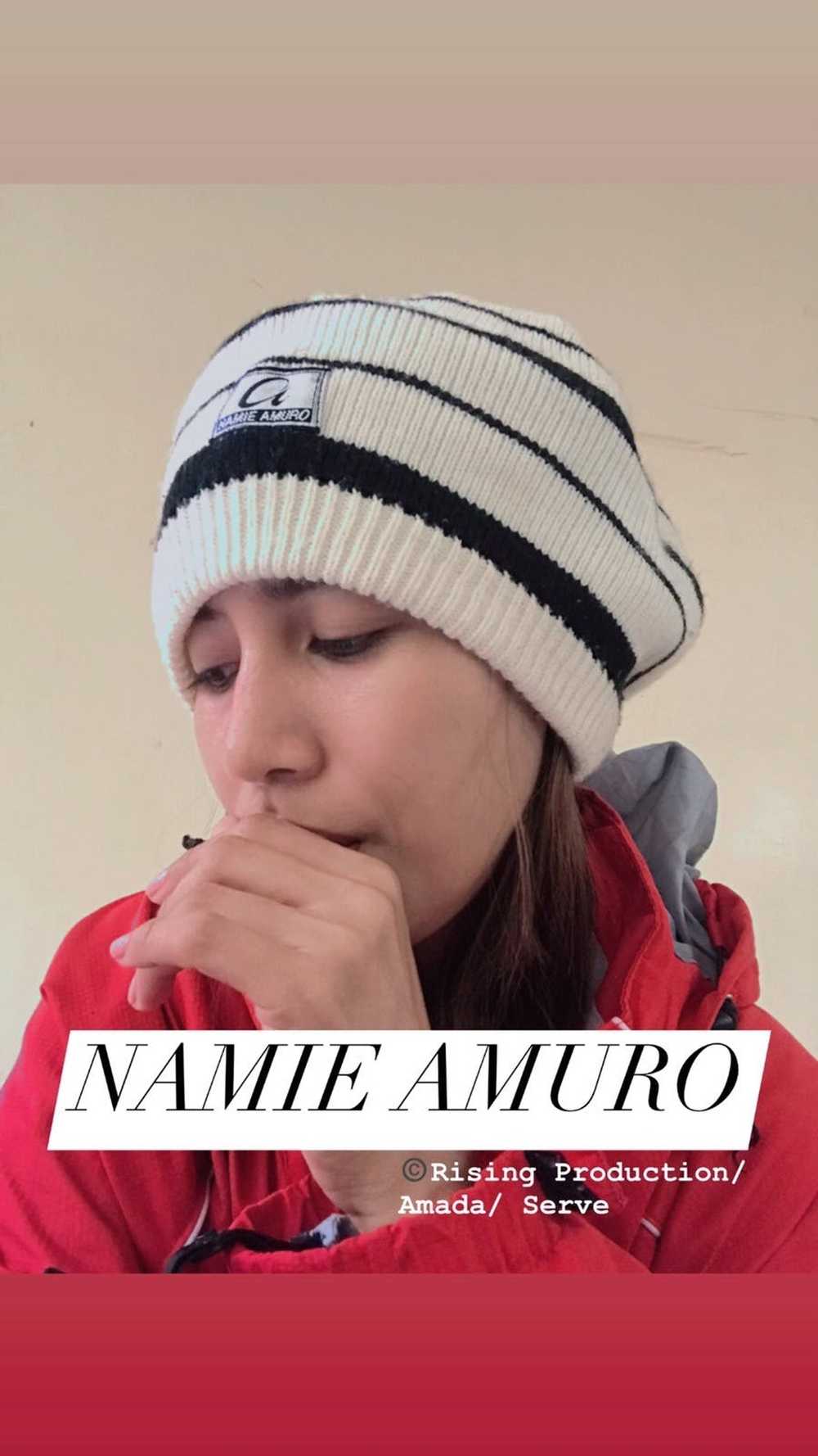 Japanese Brand NAMIE AMURO beanie ©️Rising Produc… - image 1