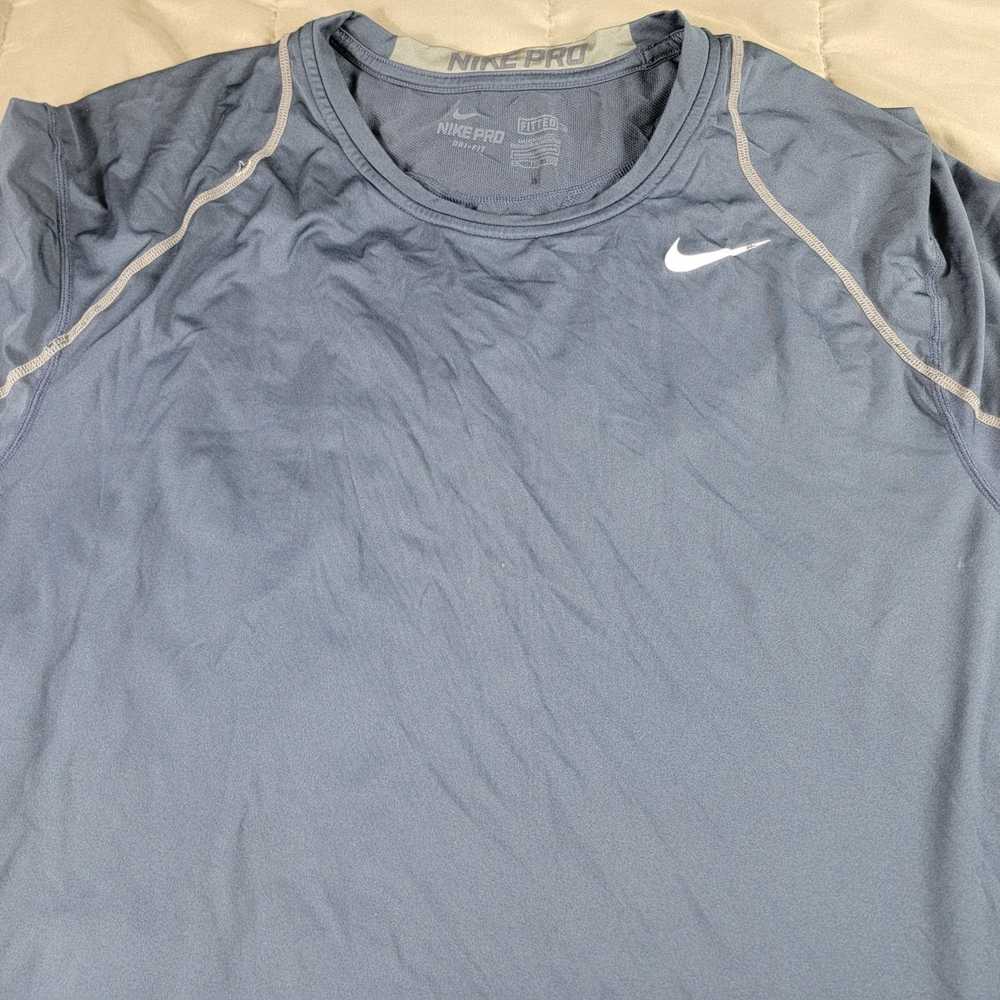 Nike Nike Pro Mens 2XL Black Dri Fit Long Sleeve … - image 4