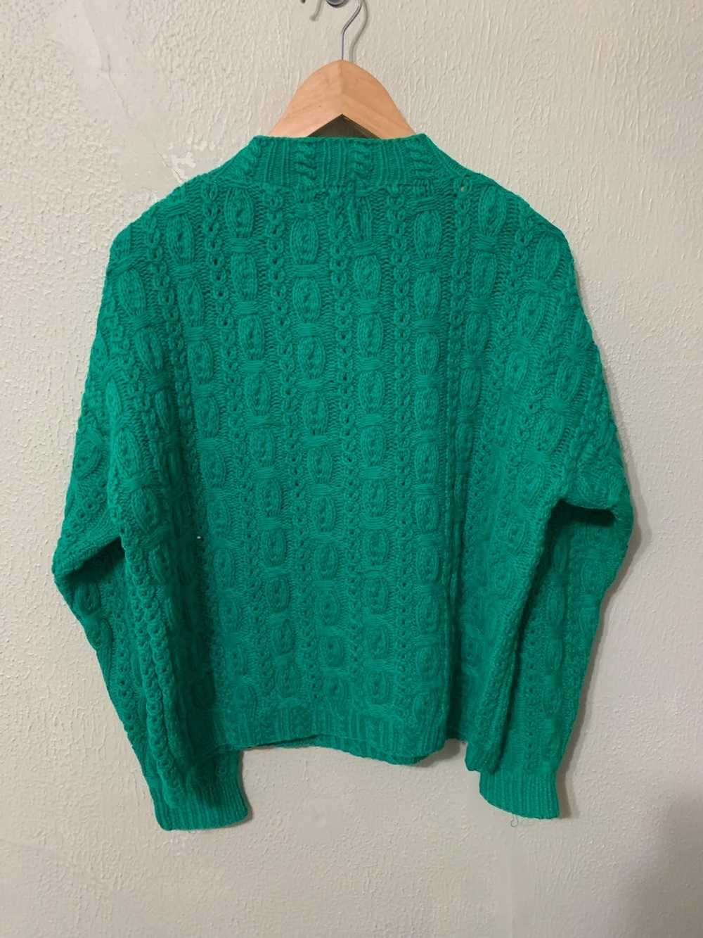Coloured Cable Knit Sweater × Vintage Vintage Cap… - image 3