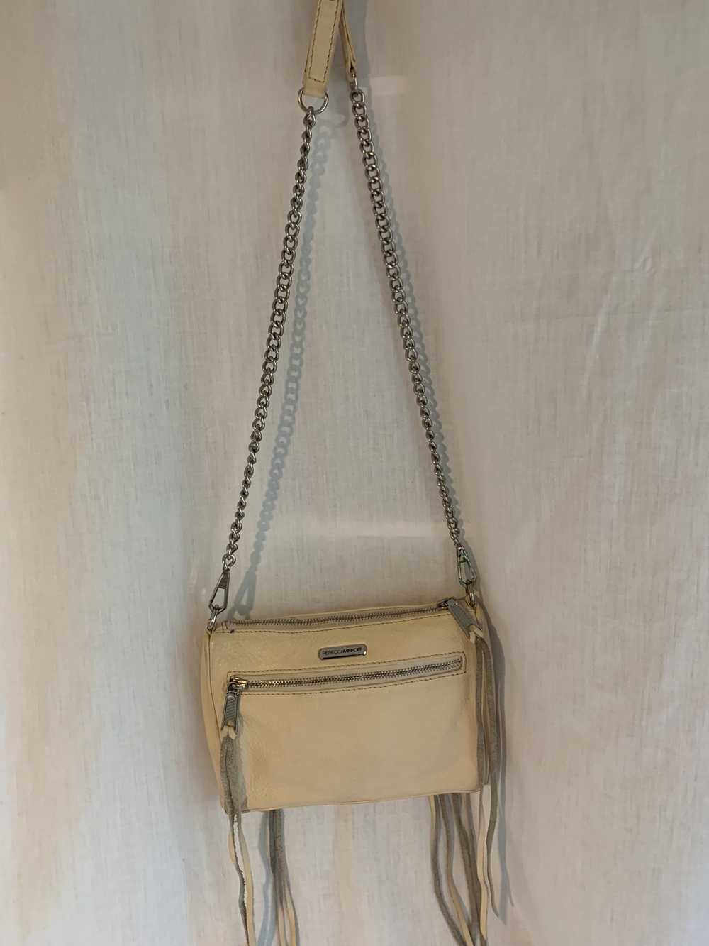 Rebecca Minkoff Cream Rebecca Minkoff 5 zip cross… - image 2