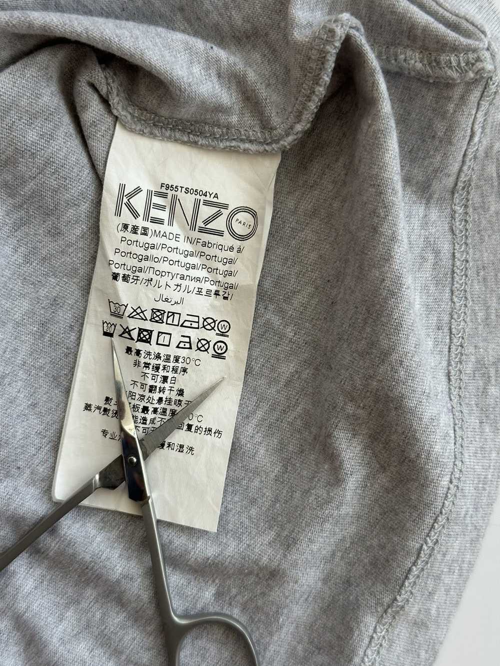 Kenzo Kenzo T-shirt Big Logo Grey - image 6