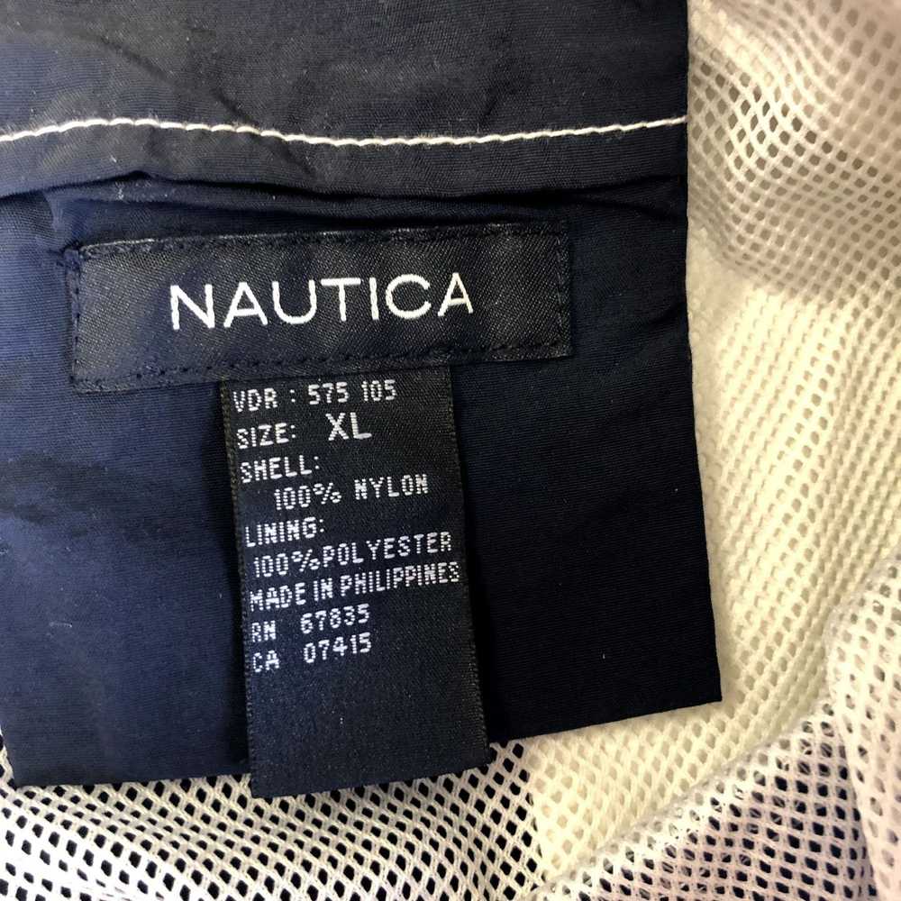 Nautica 90's Nautica Color Block NYLON Trunks SWI… - image 3