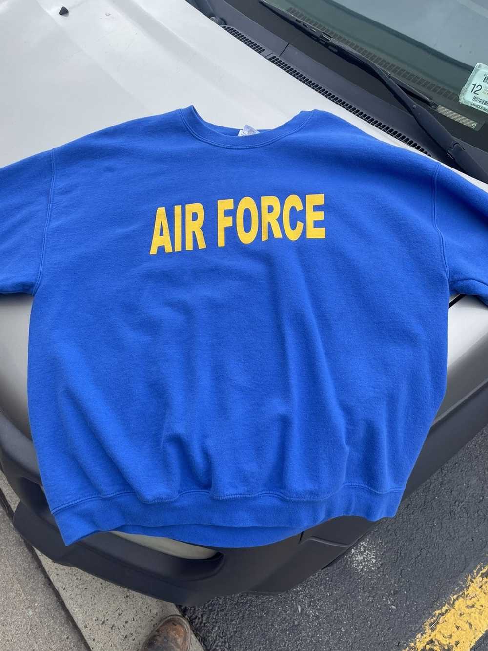 Military × Streetwear × Vintage Air Force Sweater… - image 1