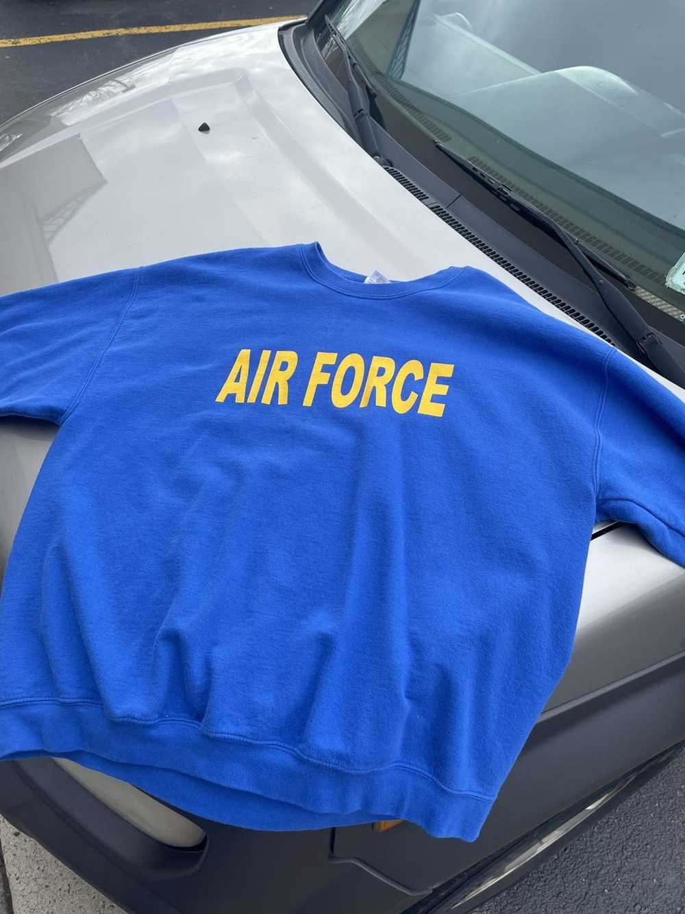 Military × Streetwear × Vintage Air Force Sweater… - image 2