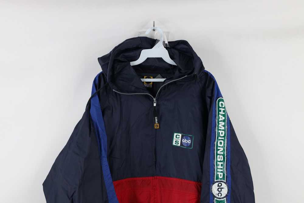 Vintage Vintage 90s ABC Sports Spell Out Hooded W… - image 2