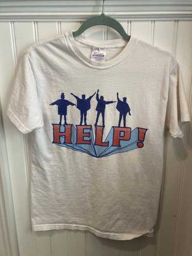 Hanes Vintage Hanes The Beatles HELP T-shirt Mens 