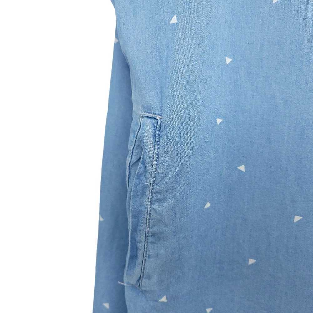 Other Thread Supply Tab Sleeve Chambray Raw Hem D… - image 9