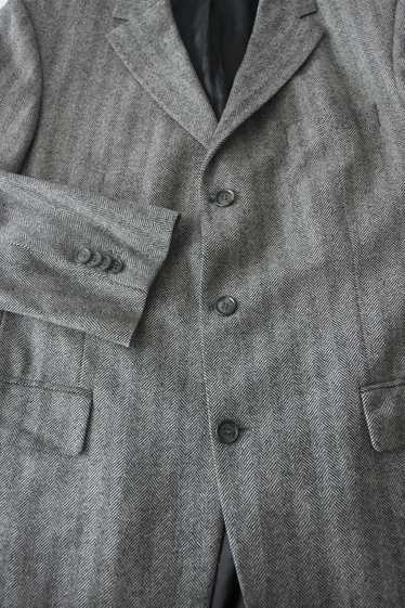 Designer Christian Berg Jacket Herringbone Wool/ C