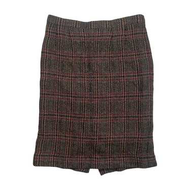 burberry plaid pencil skirt