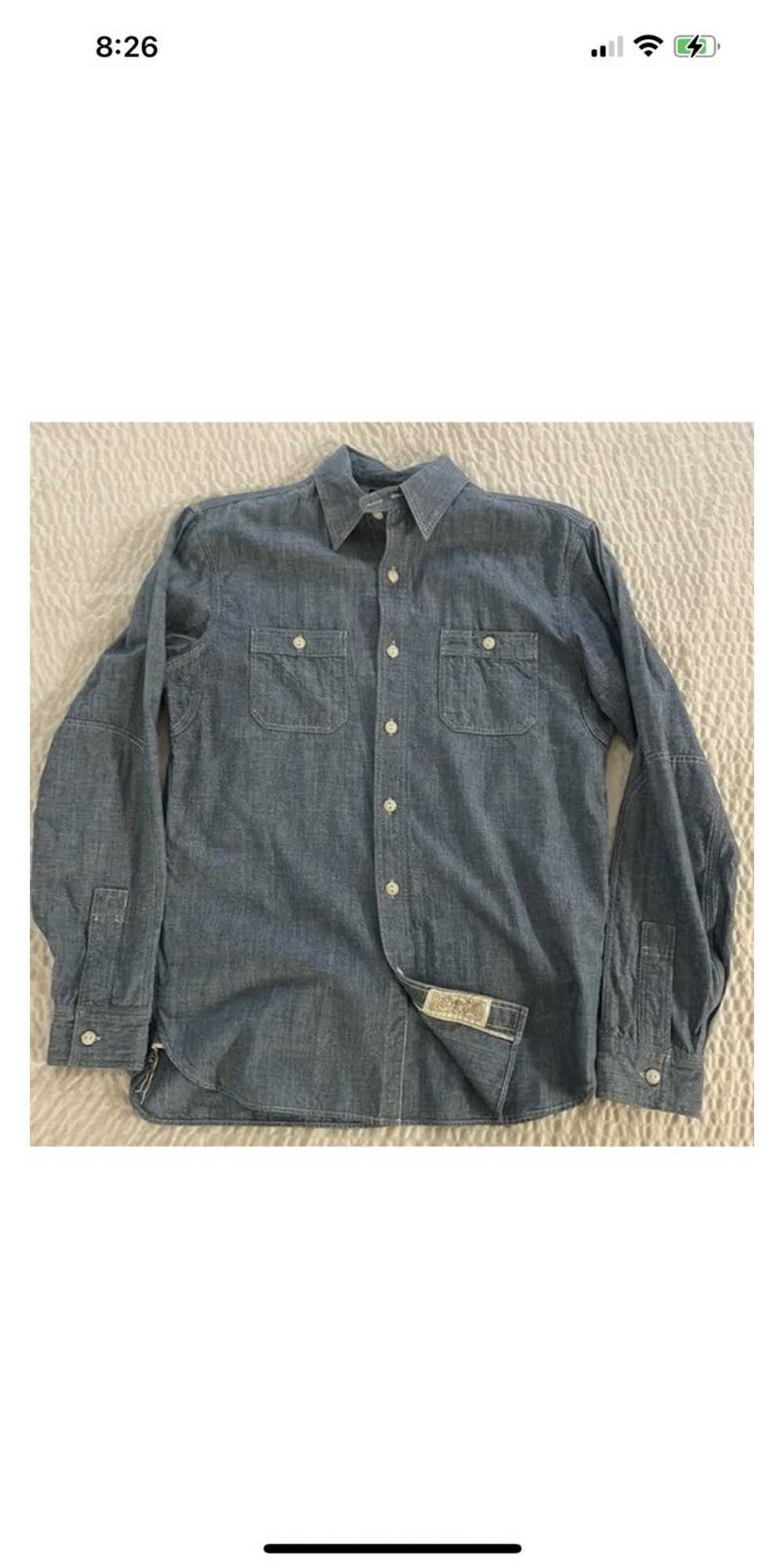 RRL Ralph Lauren Japanese Selvedge Chambray Works… - image 1