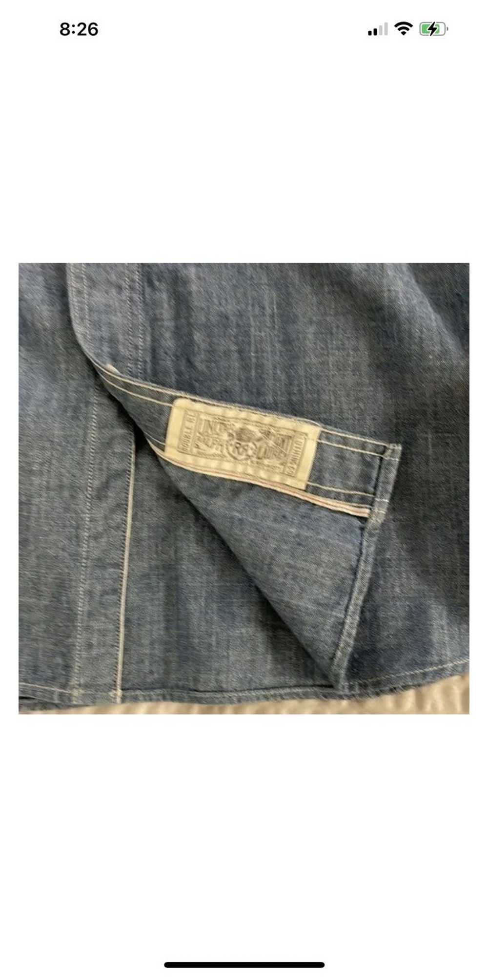 RRL Ralph Lauren Japanese Selvedge Chambray Works… - image 2