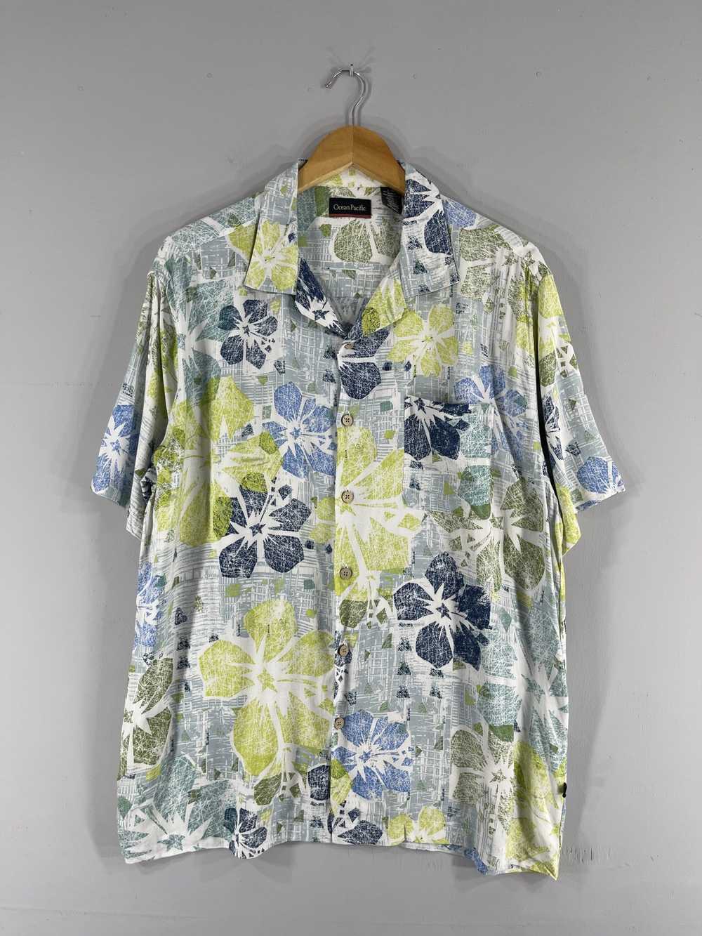 Aloha Wear × Hawaiian Shirt × Ocean Pacific Vinta… - image 1