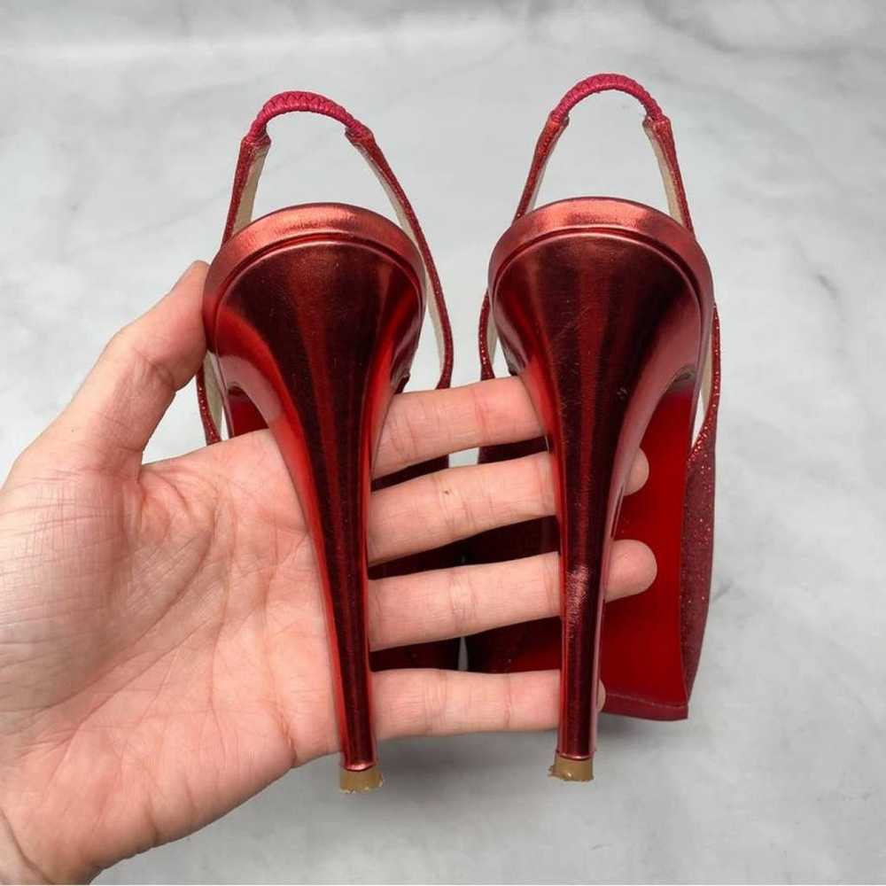 Christian Louboutin Very Privé leather heels - image 11