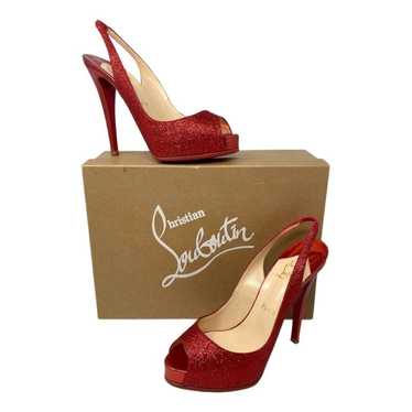 Christian Louboutin Very Privé leather heels - image 1