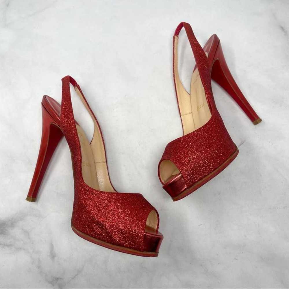 Christian Louboutin Very Privé leather heels - image 8