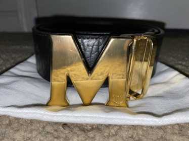 MCM Reversible belt with gold buckle - image 1