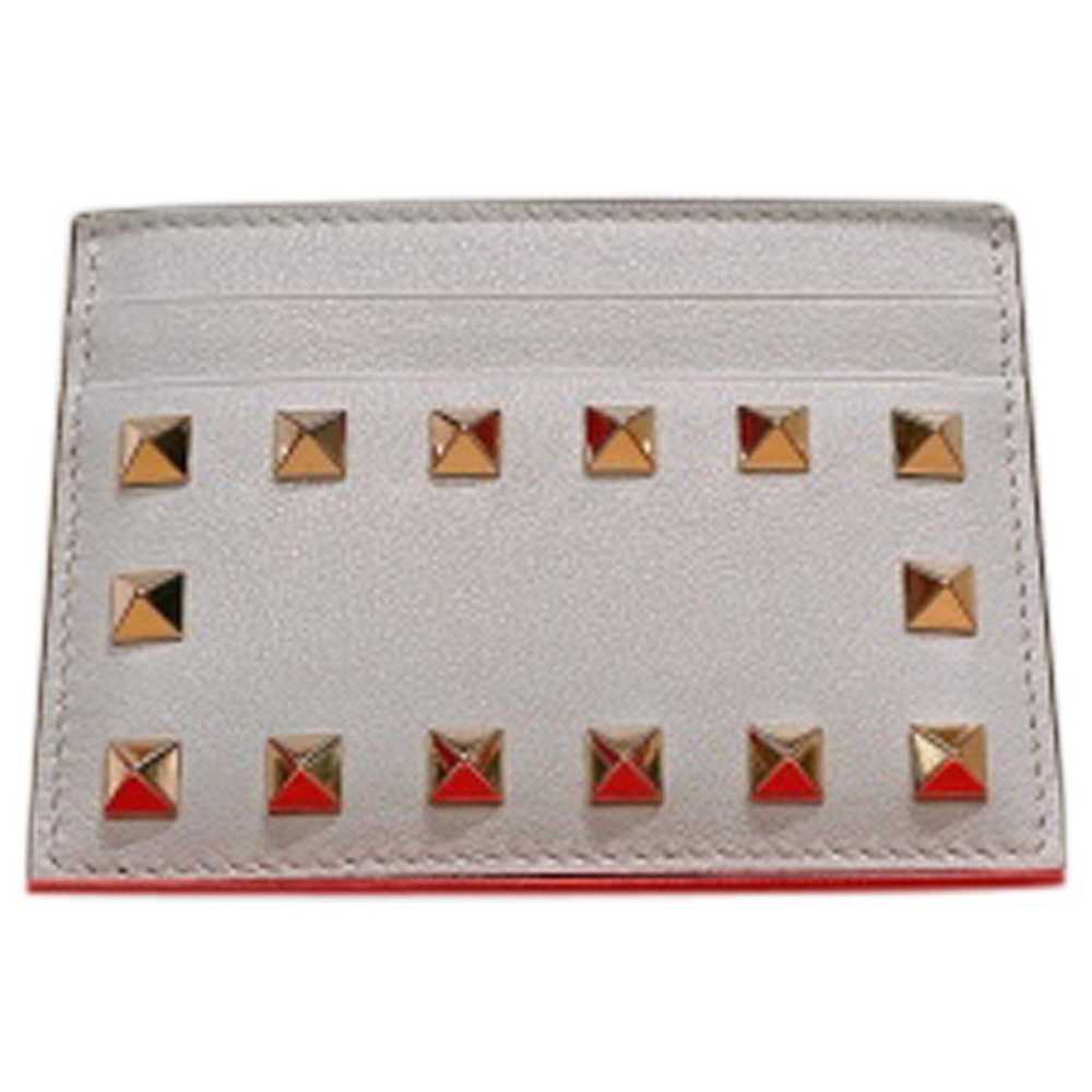 Valentino Garavani Rockstud leather card wallet - image 1