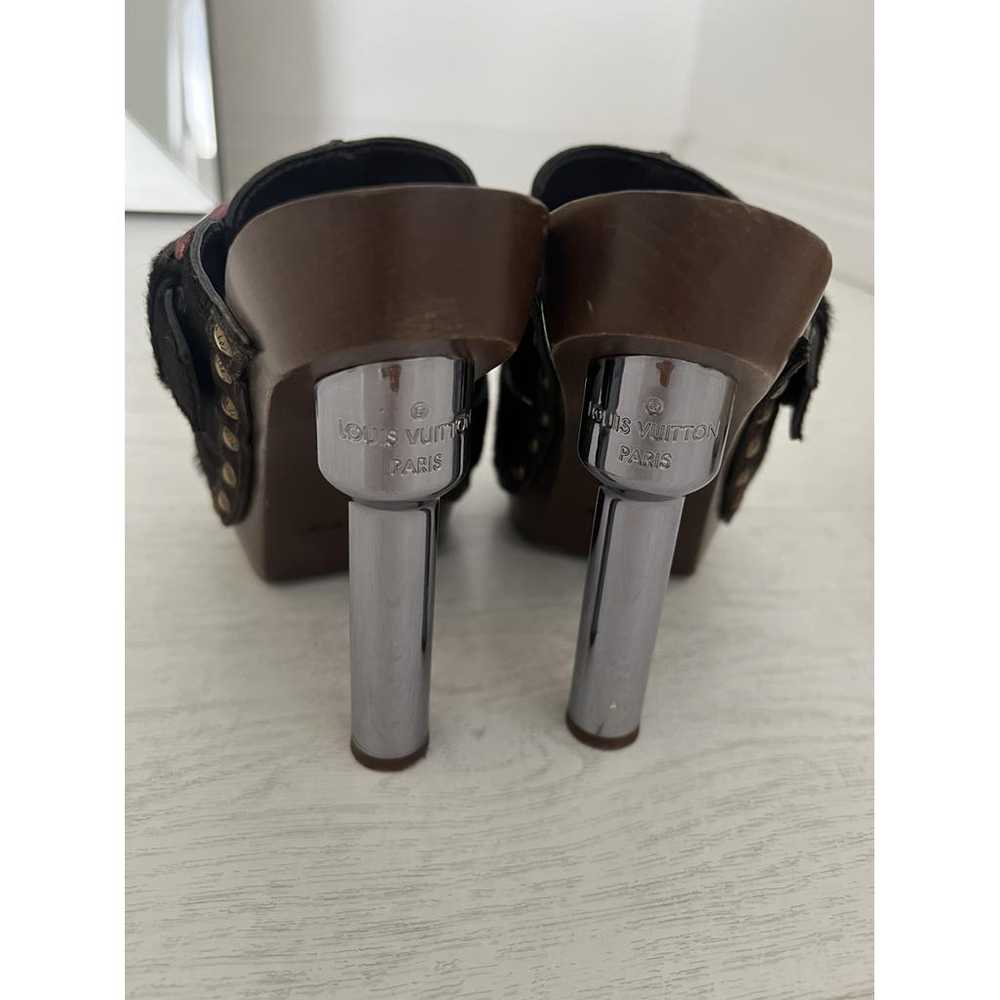 Louis Vuitton Pony-style calfskin mules - image 2