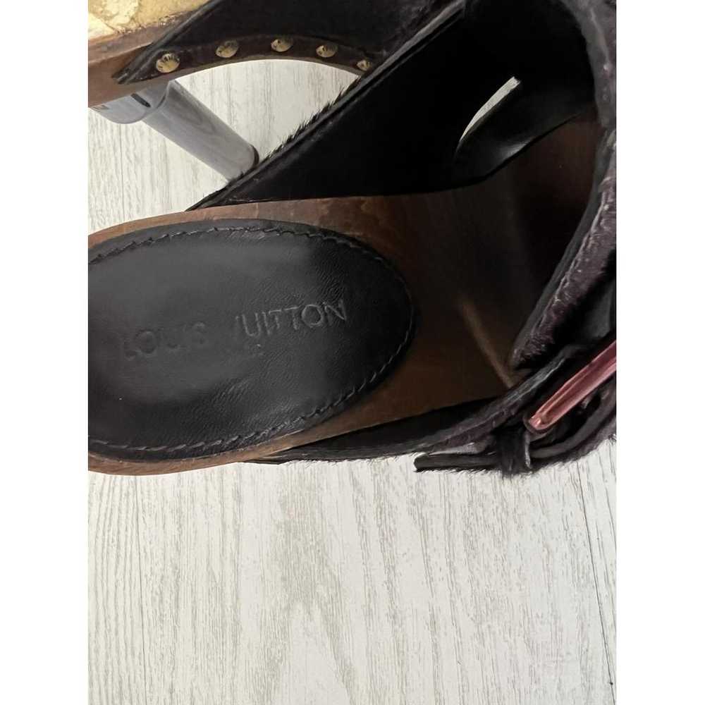 Louis Vuitton Pony-style calfskin mules - image 3