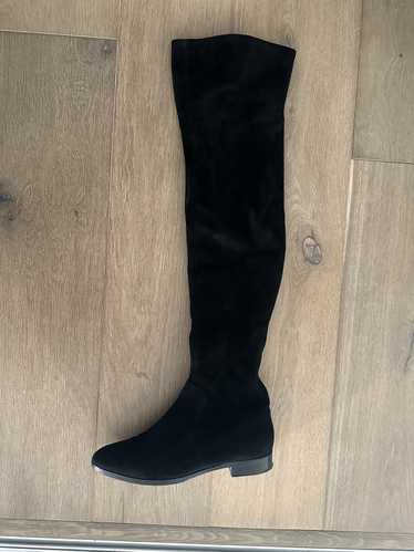 Sergio Rossi Over-the-knee suede boots