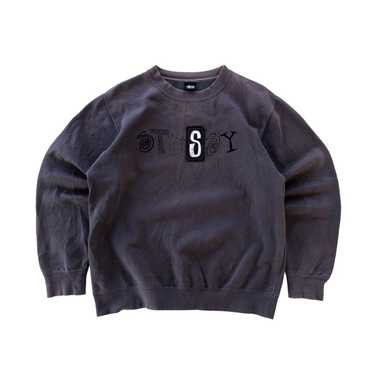 Streetwear × Stussy STUSSY Embroidery Spellout Cr… - image 1