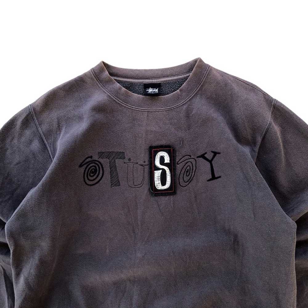 Streetwear × Stussy STUSSY Embroidery Spellout Cr… - image 3